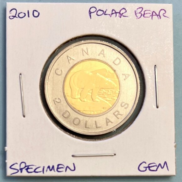 Canada 2010 Exceptionally Unique Set of 3 x $2 Toonies! - Picture 10 of 16